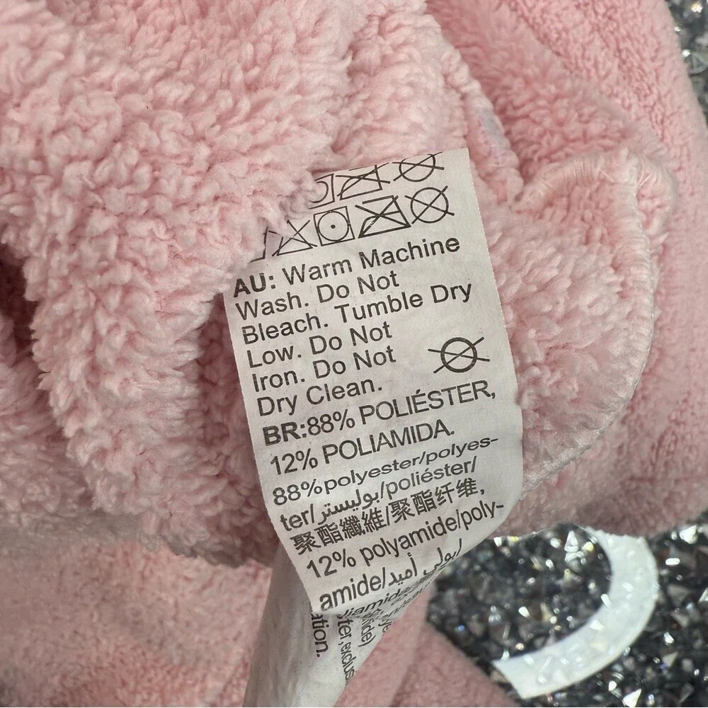 Disney towel hair wrap with ears stitch Pink Cartoon Animal Hooded Towel Wrap
